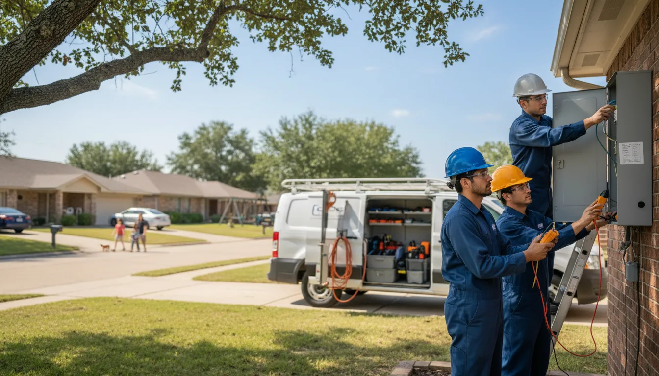 Certified electrician providing emergency electrical services in Nevada, MO